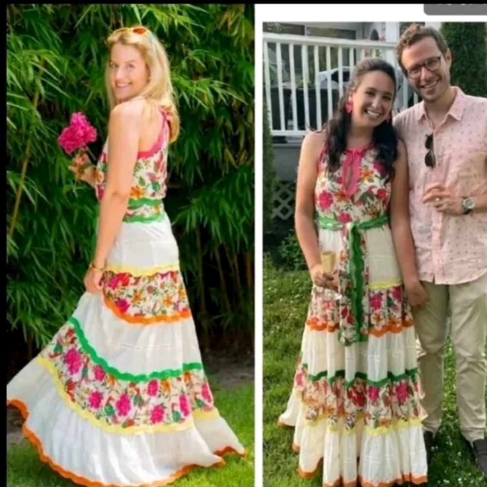 Farm Rio Toucan Gardens Maxidress - Picture 5 of 8